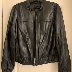 Super soft black leather jacket